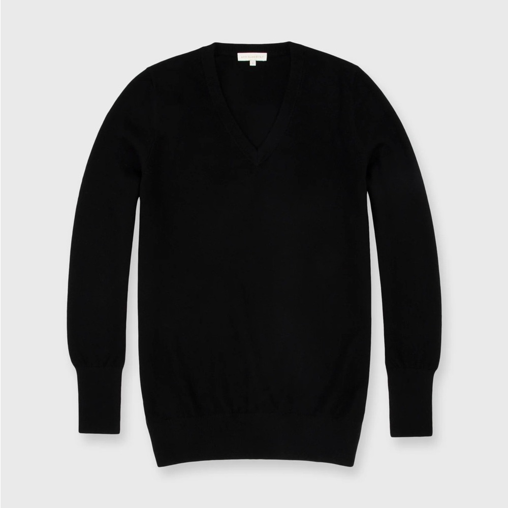 ANN MASHBURN
Cydney Boyfriend Crewneck Cashmere Sweater
Size Small
Black